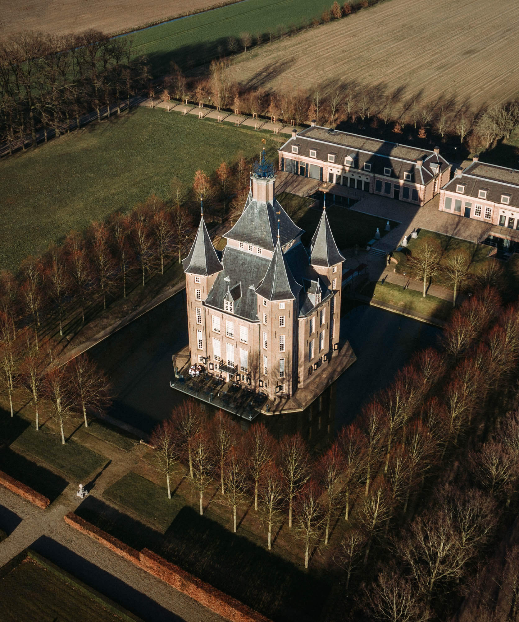 Drone opname Kasteel Heemstede